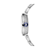 LVCEA watch in 18 kt white gold with brilliant-cut diamond set case and bracelet, and full pavé diamond dial. 102365 image 3