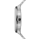 オクト ローマ ウォッチ。機械式マニュファクチュールムーブメント。自動巻き。ステンレススティール製ケースとブレスレット。ブラックラッカー仕上げのダイアル。 102704 image 3