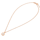 BVLGARI BVLGARI系列18K玫瑰金吊坠项链,镶嵌珍珠母贝,背面可镌刻个性化图案 358376 image 3