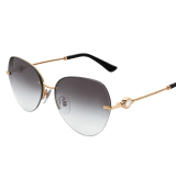 BVLGARI BVLGARI semi-rimless aviator sunglasses. 903538 image 1