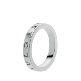 BVLGARI BVLGARI platinum band ring. AN858376 image 1