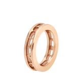 B.zero1 1-Band-Ring aus 18 Karat Roségold mit skelettierter Logo-Spirale AN859308 image 1