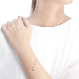 DIVAS' DREAM bracelet in 18 kt rose gold with pendant set with torquoise. BR859639 image 3
