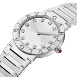 relogio bvlgari prata feminino