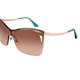 Bulgari Serpenti Eye-bite metal shield sunglasses. 903982 image 1