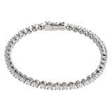 Corona Tennis-Armband aus 18 Karat Weißgold mit runden Diamanten im Brillantschliff BR850566 image 1