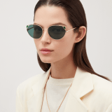 Serpenti "True colours" cat-eye metal sunglasses 904158 image 6