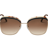 Bvlgari Serpenti squared metal sunglasses. 903661 image 2