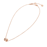 B.zero1 rose gold necklace with pavé diamonds 351116 image 2
