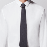 Light blue "Double BZero3D" double-faced tie in fine silk. DOUBLEBZERO3D image 2