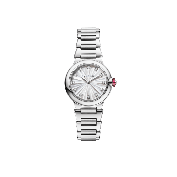 Bvlgari Lvcea steel watch