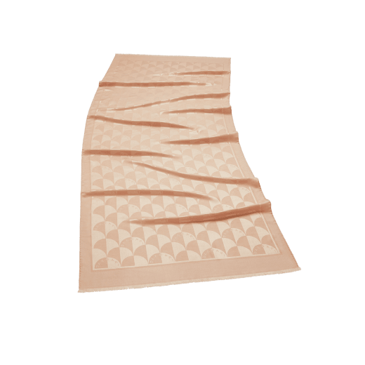 Étole Maxi Calla en laine et soie fine blanche. Confectionnée à 60 % de soie et 40 % de laine. MAXICALLA-ST image 1