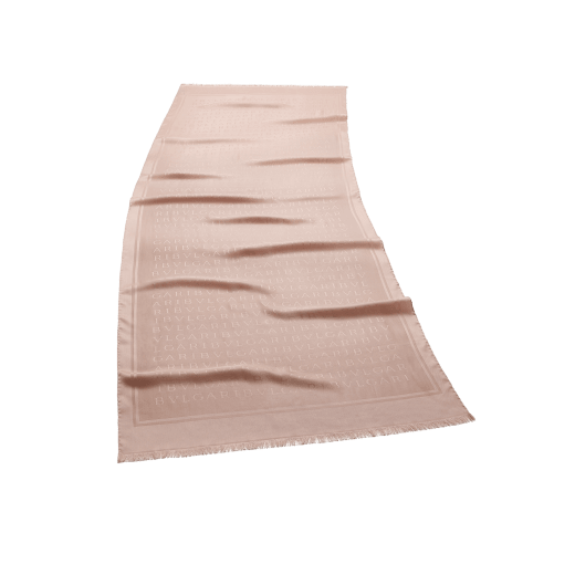 Étole Lettere Maxi Light en soie fine couleur lin agate. Modèle confectionné à 100&nbsp;% de soie. LETTEREMAXILIGHTd image 1