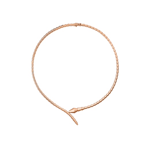 Serpenti Viper 18 kt rose gold necklace. CL859776 image 1