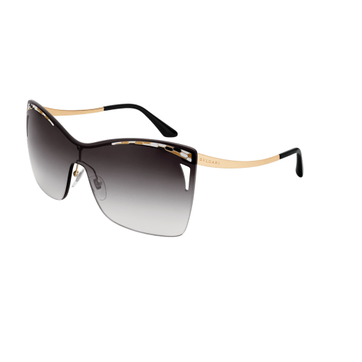 Bulgari Serpenti Eye-bite metal shield sunglasses. 903979 image 1