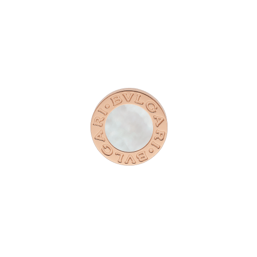 Непарная серьга-пуссета BVLGARI BVLGARI, розовое золото 18 карат, перламутр 354732 image 1