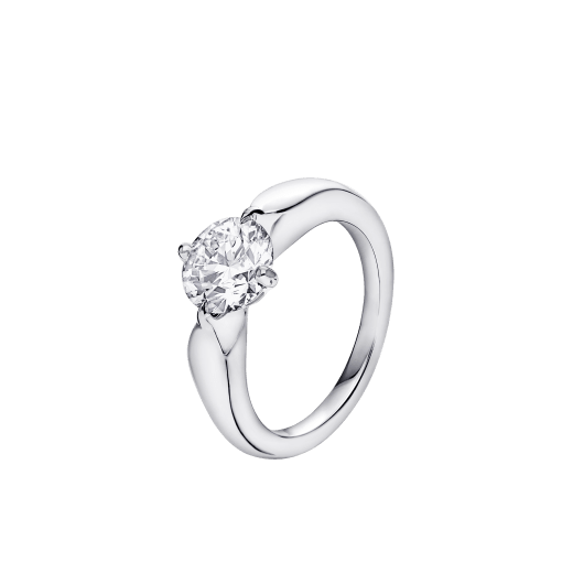 Dedicata a Venezia: Torcello platinum ring with a round brilliant cut diamond 343721 image 1
