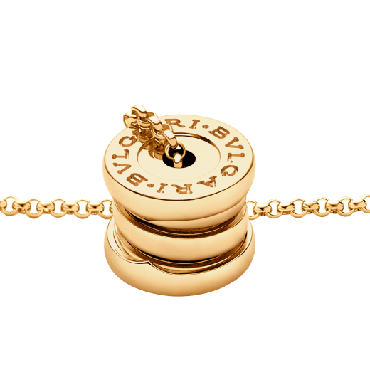 B.zero1 Halskette mit Mini-Anhänger aus 18 Karat Gelbgold 359730 image 3