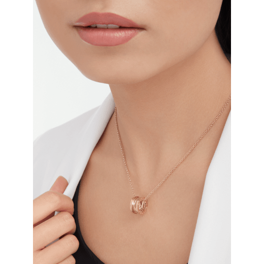 B.zero1 Design Legend necklace with pendant, both in 18 kt rose gold. 353795 image 2