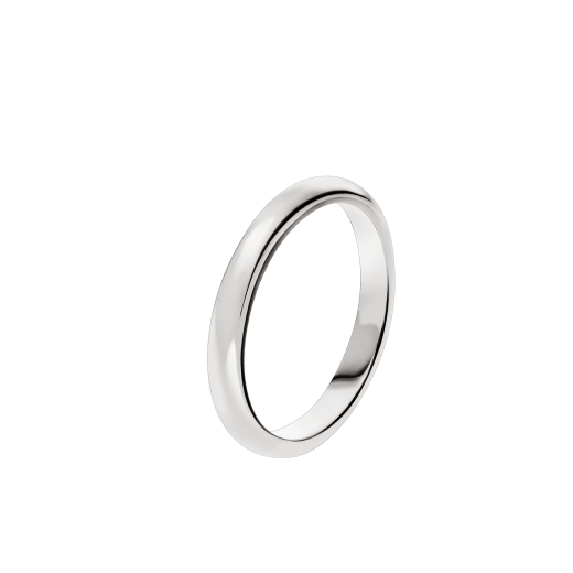 خاتم زواج فيدي من البلاتين AN214702 image 1