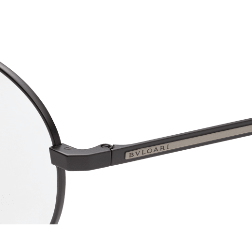 Lunettes de vue Octo Finissimo à monture pantos en titane avec verres anti-lumière bleue 904307 image 3