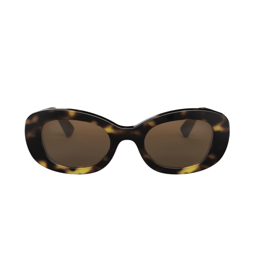 Lunettes de soleil B.zero1 à monture ovale en acétate avec détails emblématiques BV40039I image 2