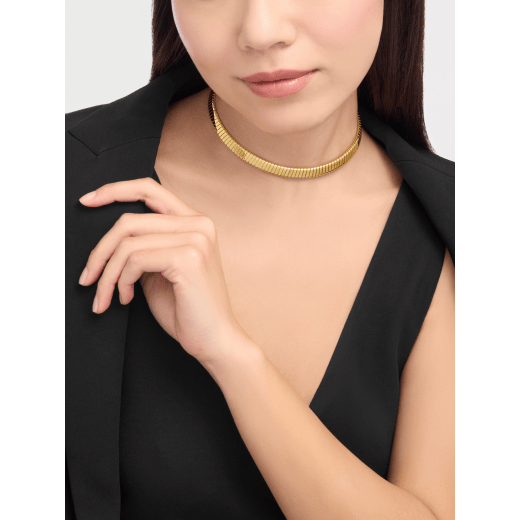 Bvlgari Tubogas 項鍊，18K 黃金材質。 CL860259 image 2
