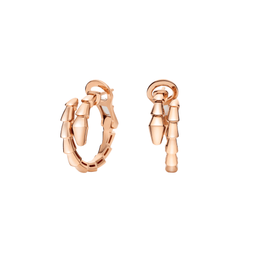 Serpenti Viper 18 kt rose gold earrings 361293 image 1