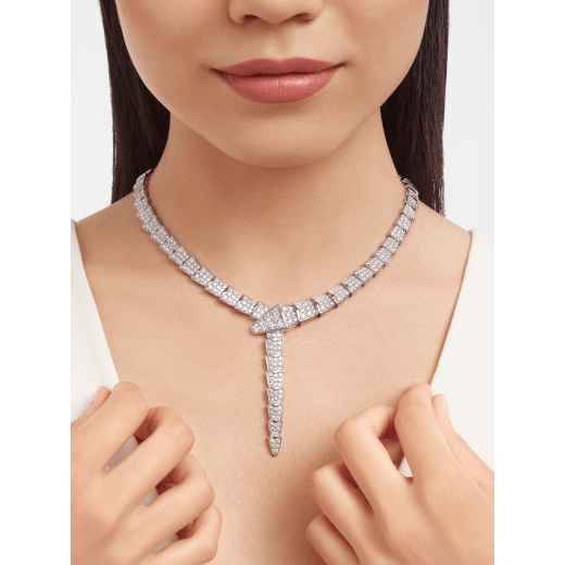 Serpenti Viper White gold Necklace 348165