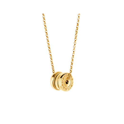 B.zero1 Halskette mit Mini-Anhänger aus 18 Karat Gelbgold 359730 image 1