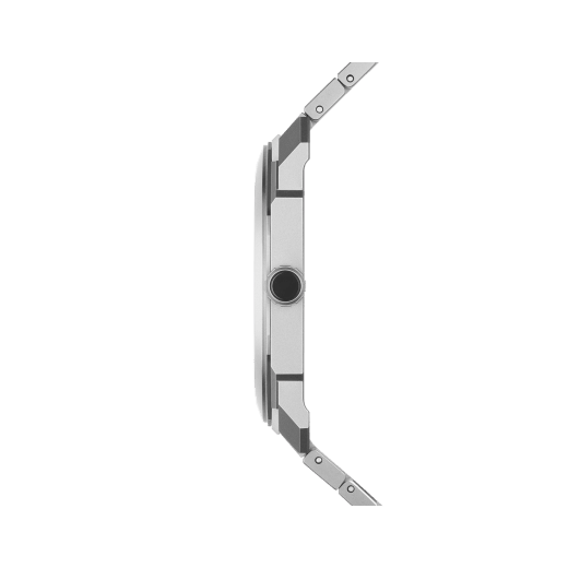 Octo Finissimo Automatic watch in sandblasted titanium case and bracelet with extra thin mechanical manufacture movement, automatic winding, small seconds and opaline titanium dial. Water-resistant up to 30 metres 104089 image 3