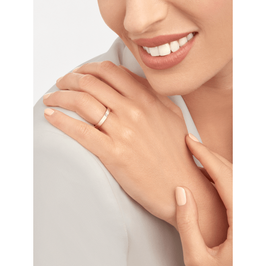 MarryMe Ehering aus 18 Karat Roségold mit einem Diamanten AN858411 image 4