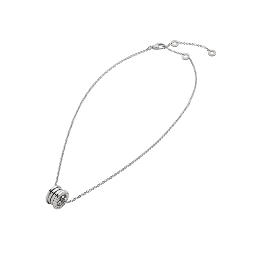B.zero1 necklace with small round pendant, both in 18kt white gold. 352815 image 2