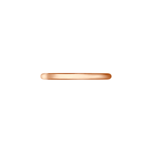 Roma Amor 18 kt rose gold wedding band set with a diamond inside AN859996 image 2