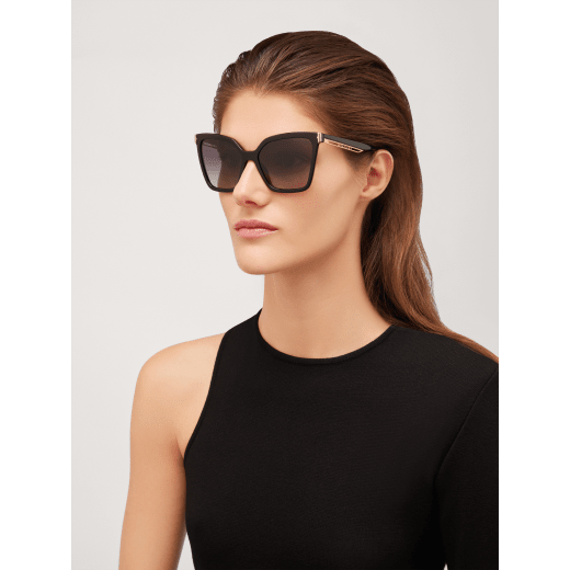 B.zero1 "Downtown" cat-eye acetate sunglasses 0BV8253 image 1
