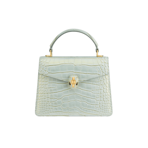 Bvlgari outlet crocodile bag