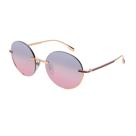 Bvlgari B.zero1 "Logo Embrace" metal round sunglasses. 904059 image 1