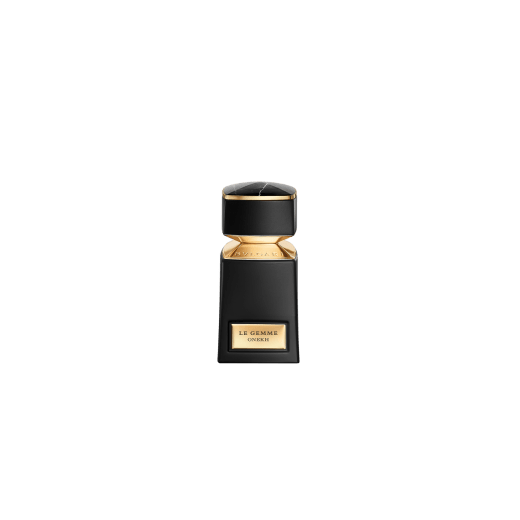 Discover Bvlgari Le Gemme Onekh, an exceptional ambery oud fragrance expressed through a mysterious oud essence and a smoked labdanum accord. 42184 image 1