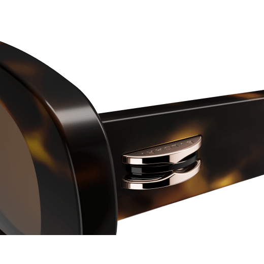 Lunettes de soleil B.zero1 à monture ovale en acétate avec détails emblématiques BV40039I image 3