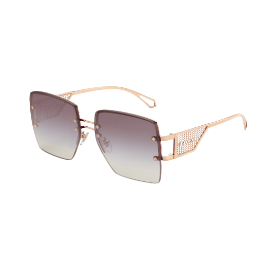 Serpenti "Vipermesh" squared metal sunglasses 904142 image 1