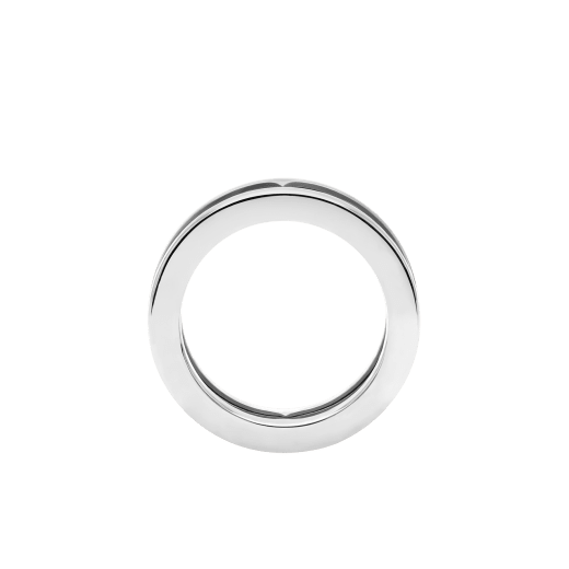 B.zero1 1-Band-Ring aus 18 Karat Weißgold mit skelettierter Logo-Spirale AN859738 image 2