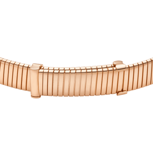Bvlgari Tubogas 項鍊，18K 玫瑰金材質，飾以密鑲鑽石。 361525 image 3