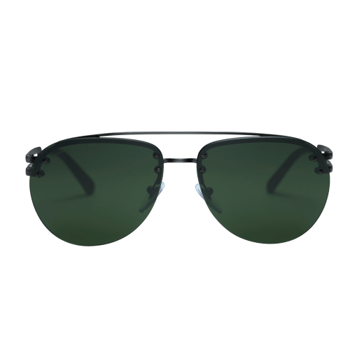 Bvlgari Bvlgari Sonnenbrille aus Metall in Pilotenform mit Doppelsteg. 904044 image 2