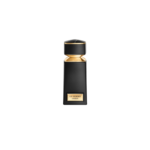 Discover Bvlgari Le Gemme Onekh, an exceptional ambery oud fragrance expressed through a mysterious oud essence and a smoked labdanum accord. 42175 image 1