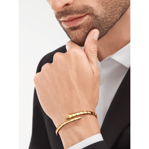 Serpenti Viper one-coil 18 kt yellow gold bracelet BR860041 image 2