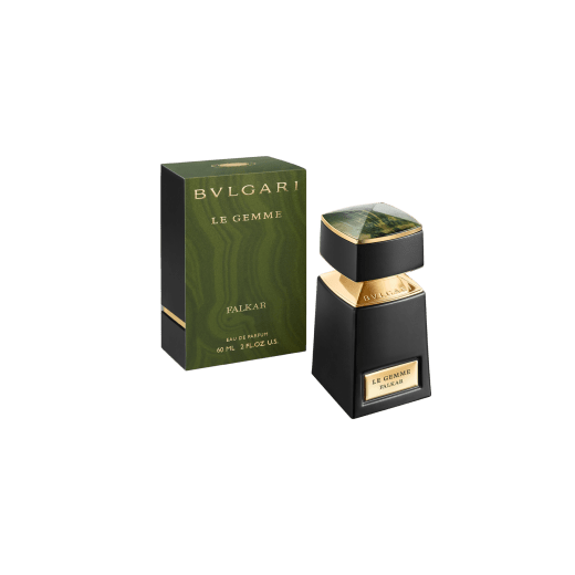 Discover Bvlgari Le Gemme Falkar, a deep and opulent fragrance crafted around a woody black musk accord and a fascinating oud essence. 42185 image 2