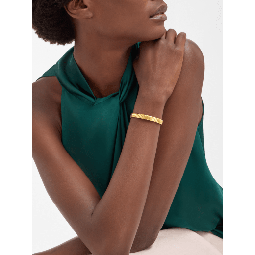 Bvlgari Tubogas 手環，18K 黃金材質。 BR860257 image 1