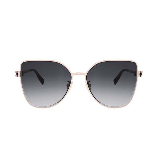 B.zero1 square metal sunglasses with Tubogas decor on the temples 904390 image 2