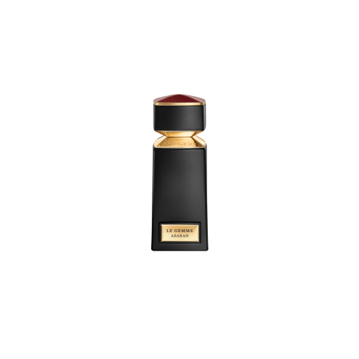Discover Bvlgari Le Gemme Azaran, an exceptional and charismatic leathery and woody fragrance with an infusion of precious, red-gold saffron, and enriched by alluring Virginia cedarwood essence. 42182 image 1