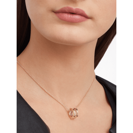 B.zero1 Design Legend necklace with pendant, both in 18 kt rose gold. 353795 image 4